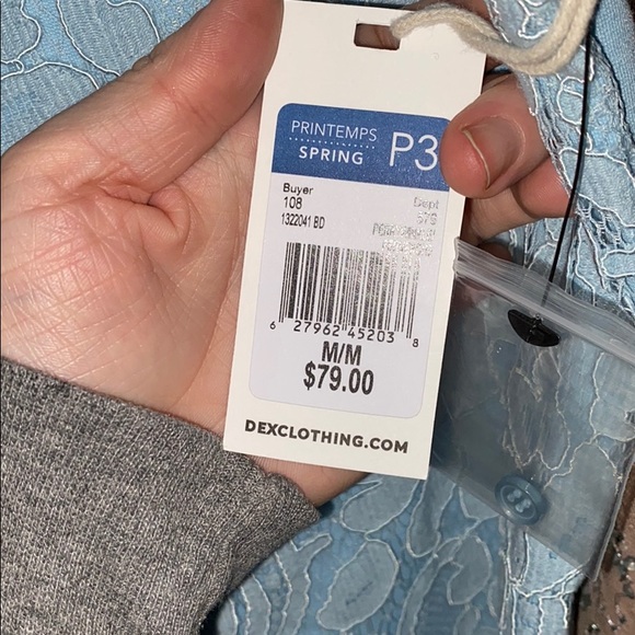 Dex blue lace dress - Picture 3 of 3